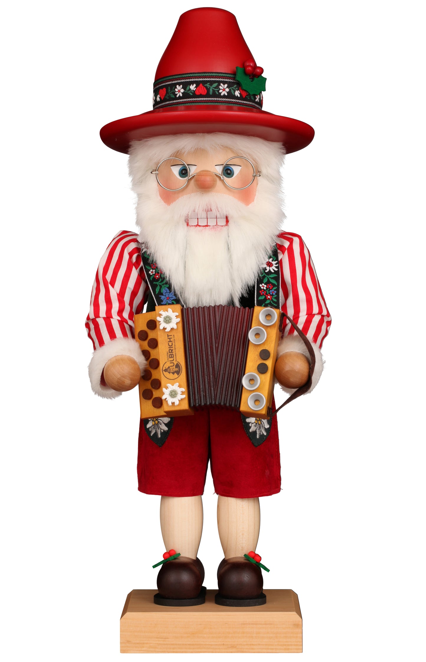 Bavarian With Concertina - Christian Ulbricht Premium German Nutcracker