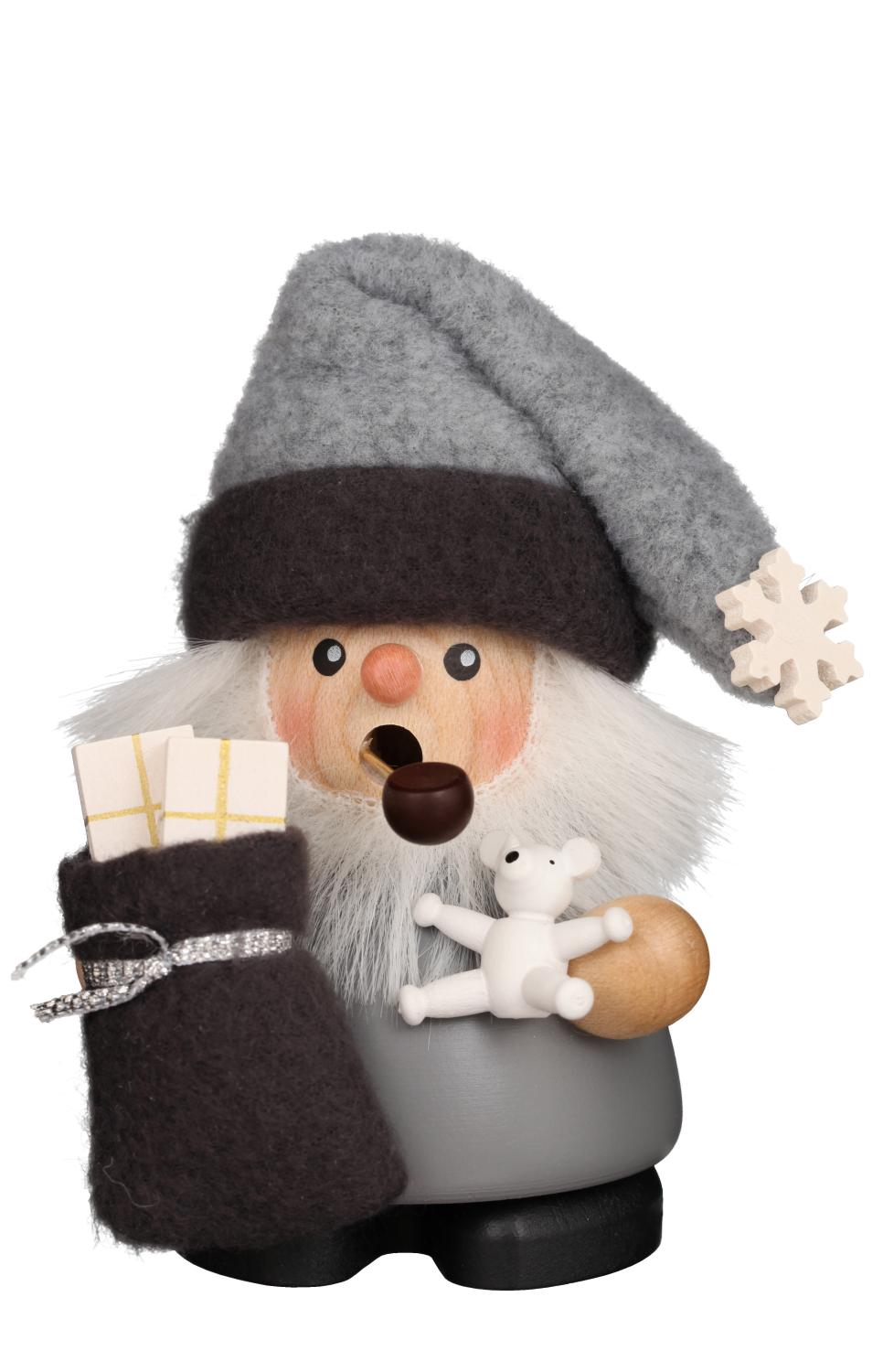 Grey Santa Claus German Smoker
