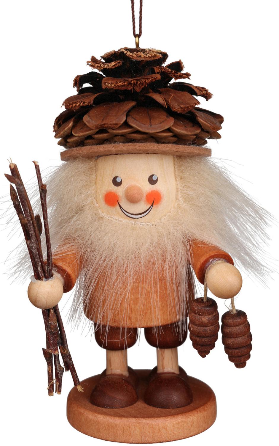 Pine Cone Boy German Ornament
