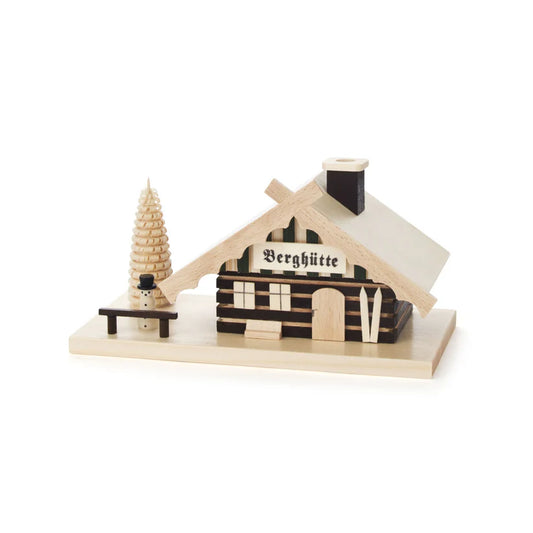 German Mountain Smokehouse Hut Incense Smoker Burner
