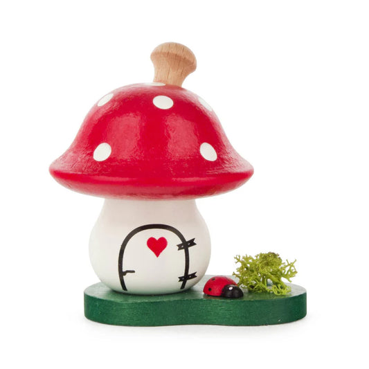 German Mushroom Toadstool Incense Smoker