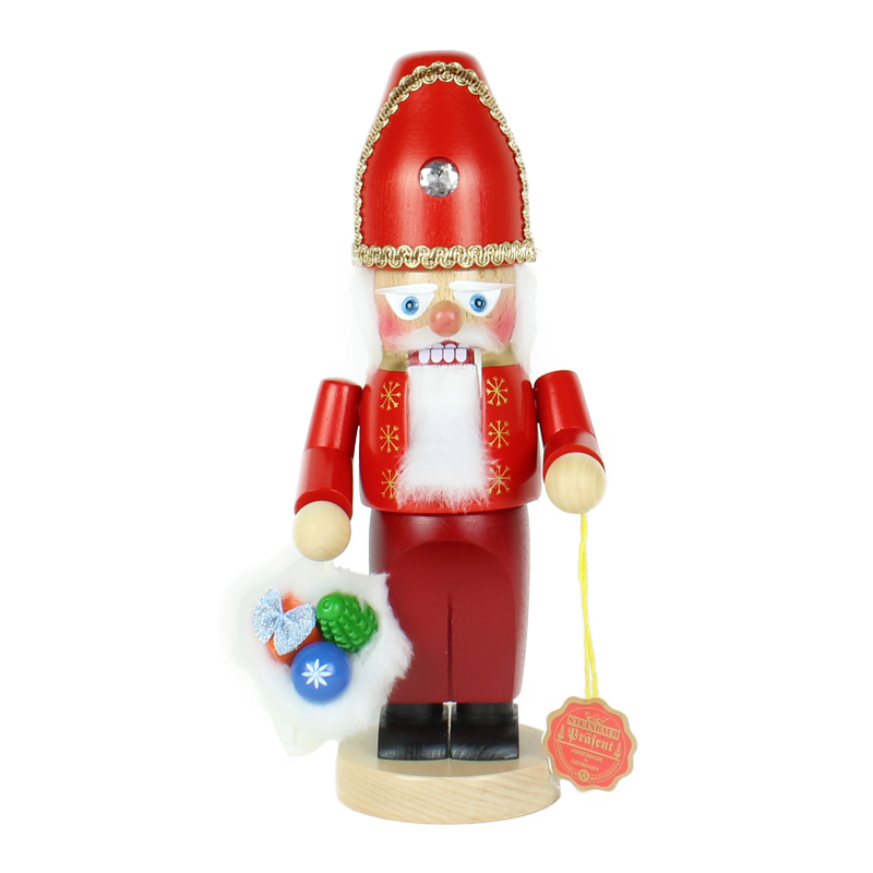 Red Santa Chubby German Nutcracker