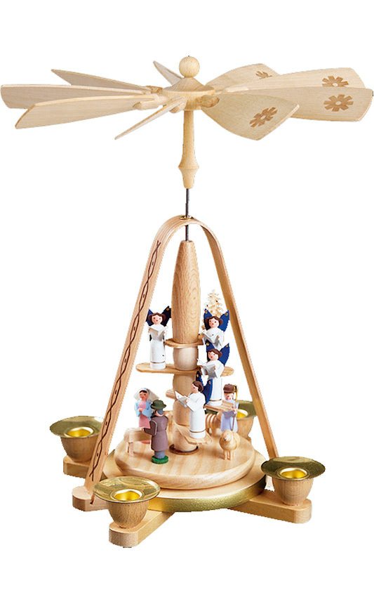 German Pyramid - Nativity Scene and Angels