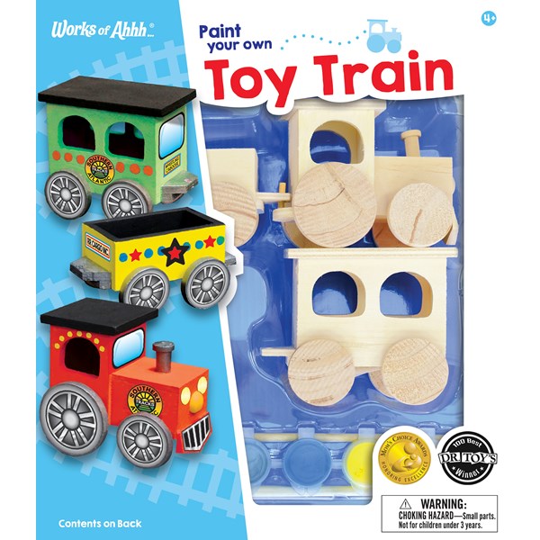 Toy Train - Wood Paint Kit
