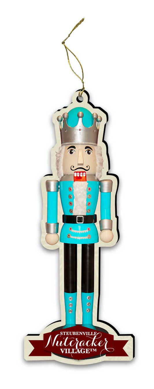 Turquoise Schone Nutcracker Replica Ornament