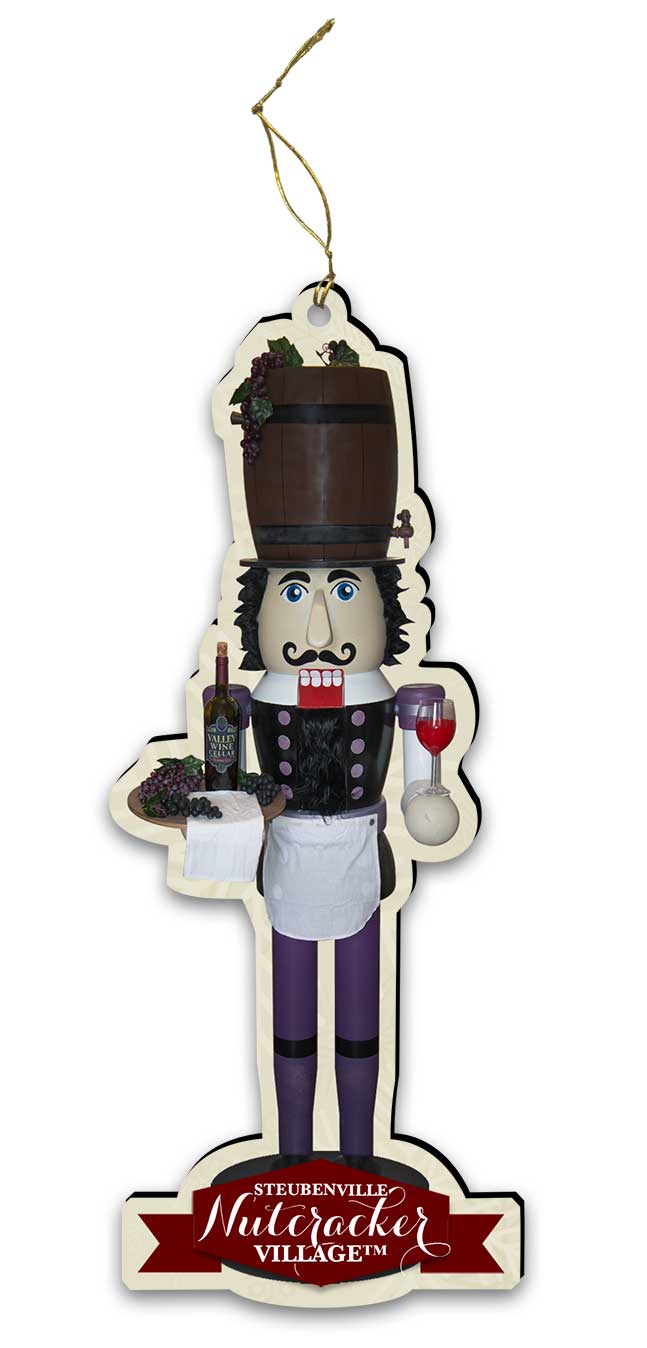 Sommelier Nutcracker Replica Ornament