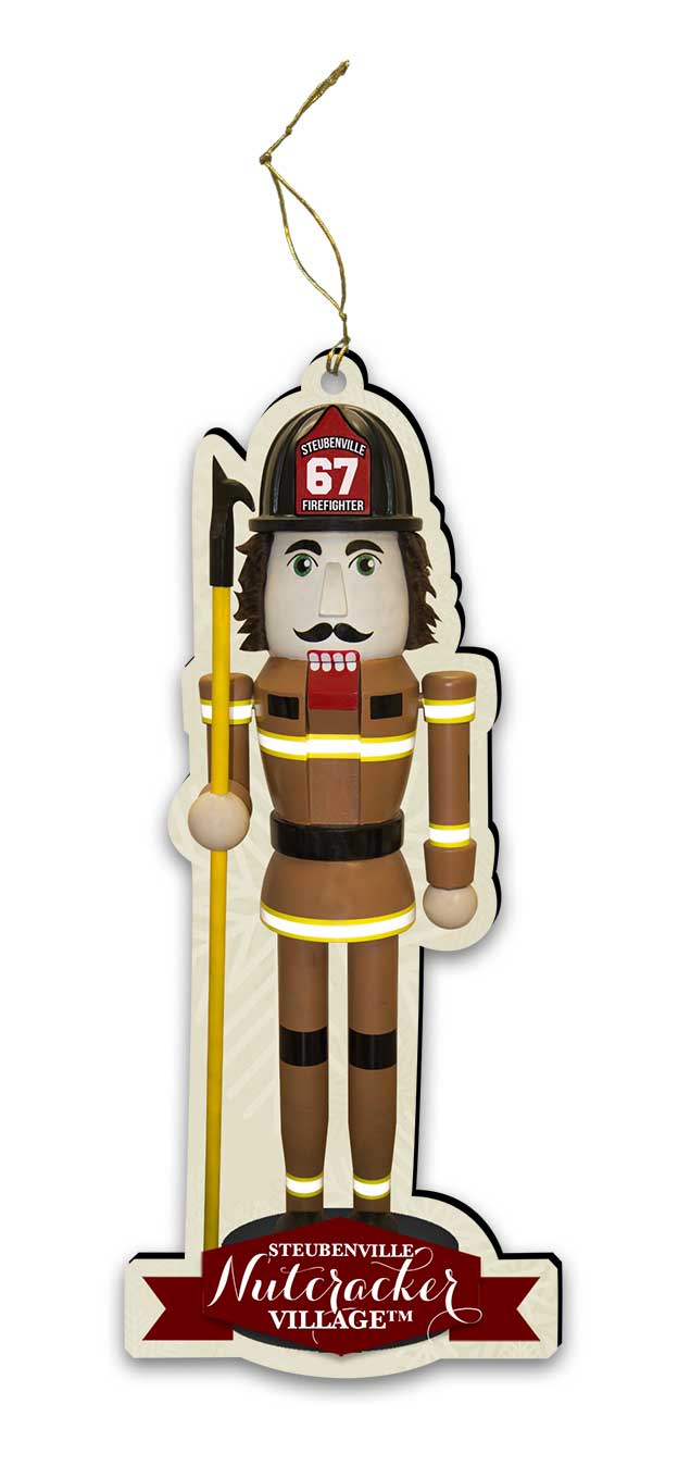 Fireman Frank Nutcracker Replica Ornament