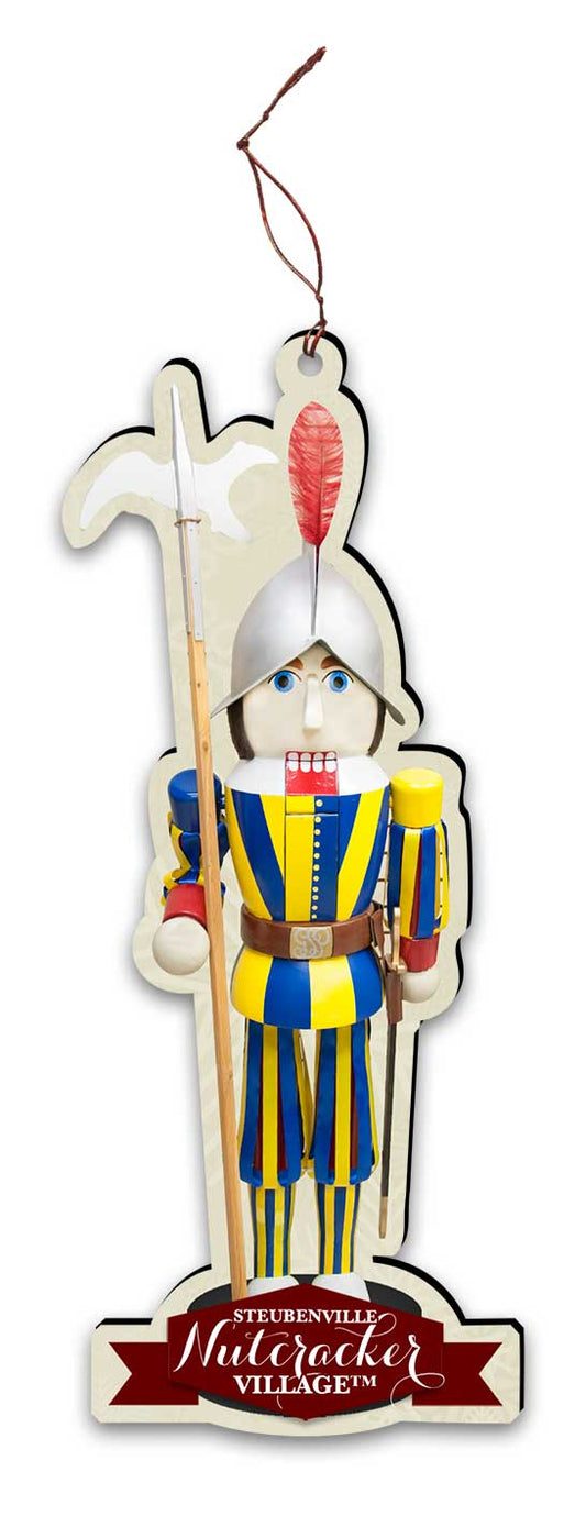 Bastien the Swiss Guard Nutcracker Replica Ornament