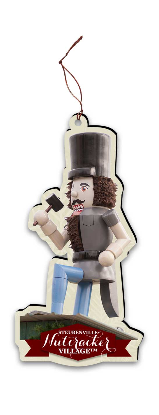 Constriction Worker Ralph Nutcracker Replica Ornament