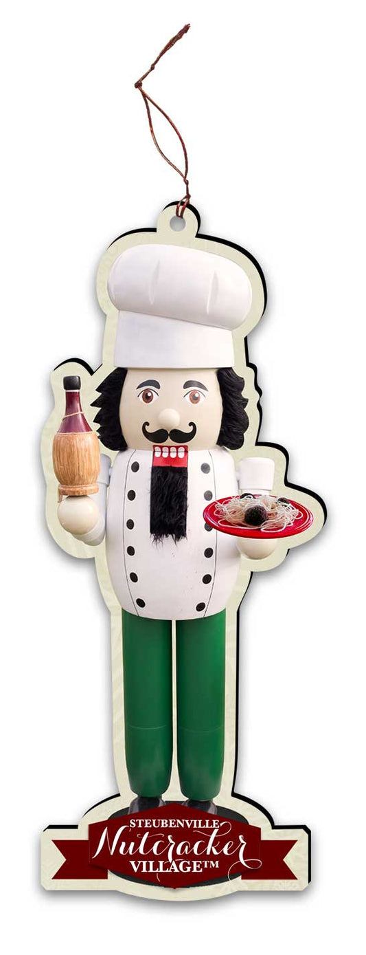 Tony the Italian Chef Nutcracker Replica Ornament