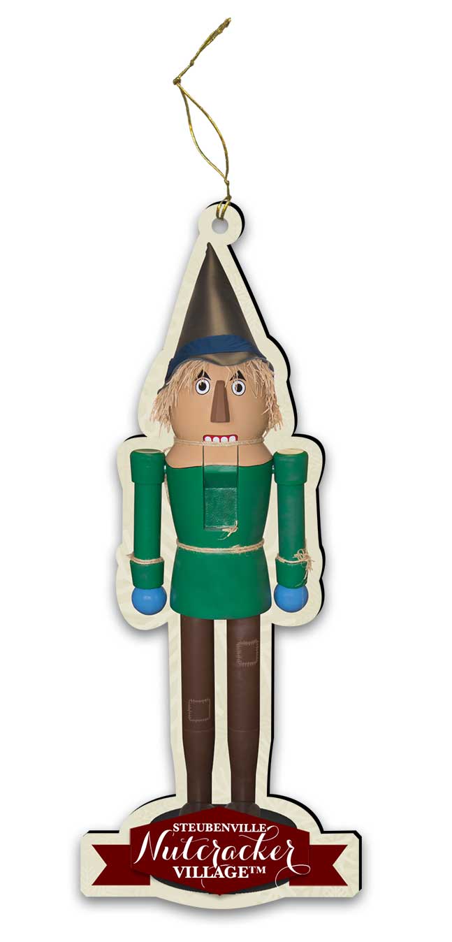 Scarecrow Nutcracker Replica Ornament