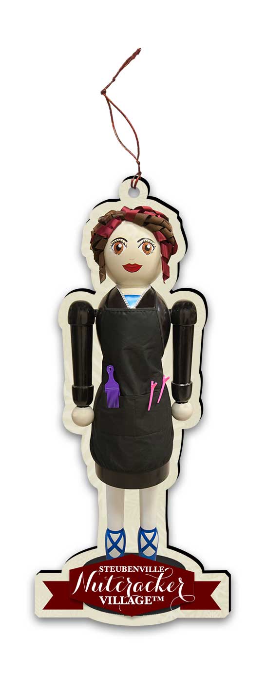 Hairdresser Nutcracker Replica Ornament
