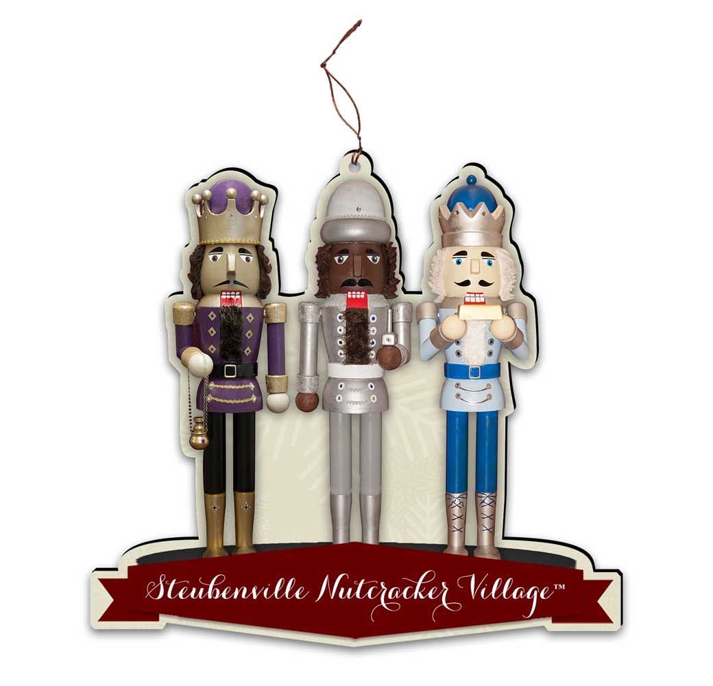 Three Kings Group Nutcracker Replica Ornament