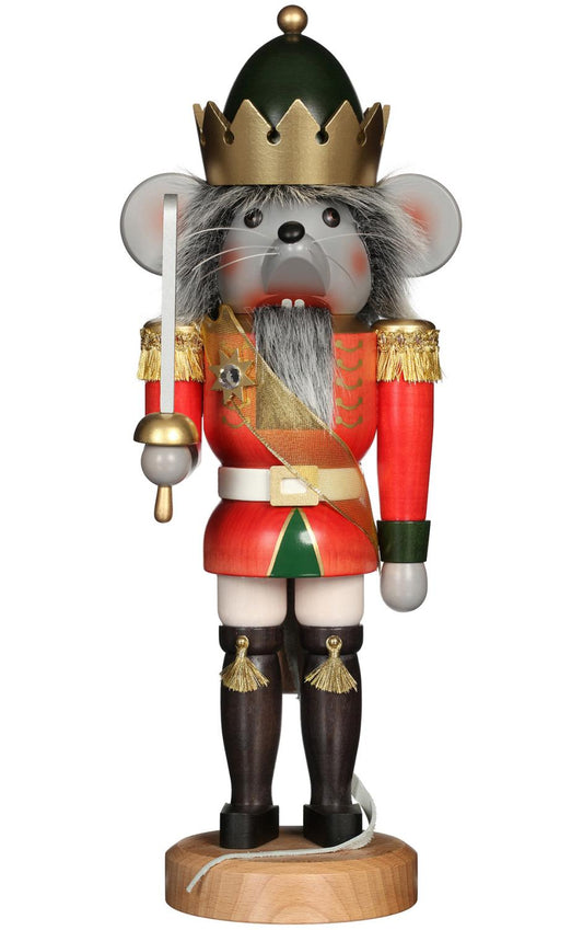 Christian Ulbricht Nutcracker - Mouse King - 15.5"H x 6.25"W x 5.5"D
