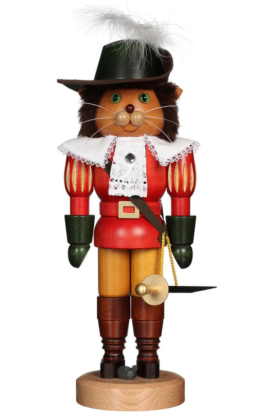 Christian Ulbricht Nutcracker - Puss 'n Boots - 15"H x 5.75"W x 5"D