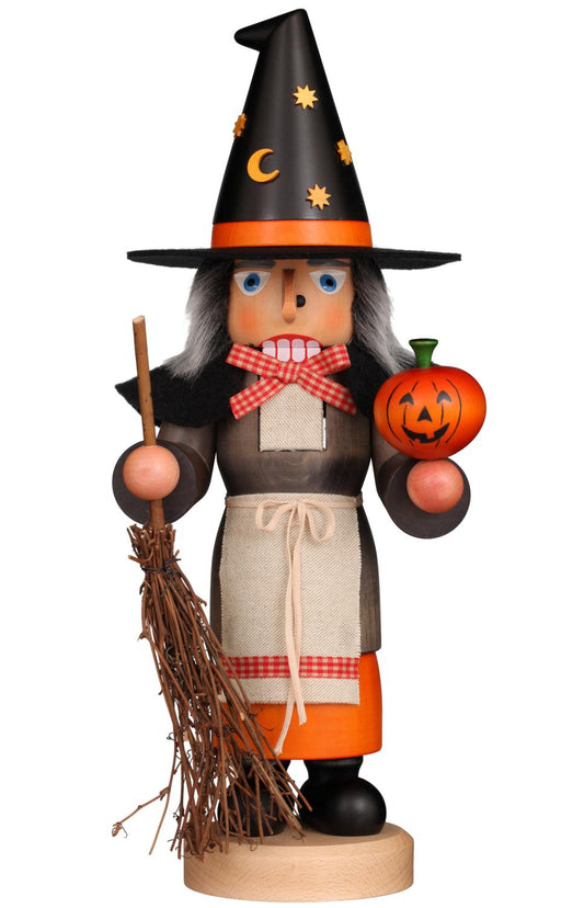 Christian Ulbricht Nutcracker - Halloween Witch - 19.6"H x 7.25"W x 7"D