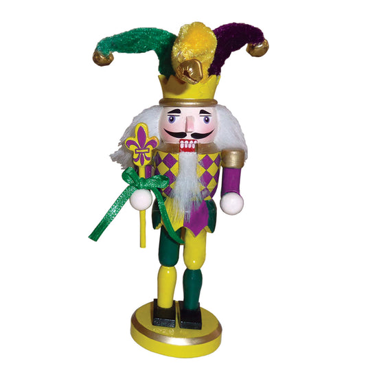 6" Mardi Gras Nutcracker Ornament