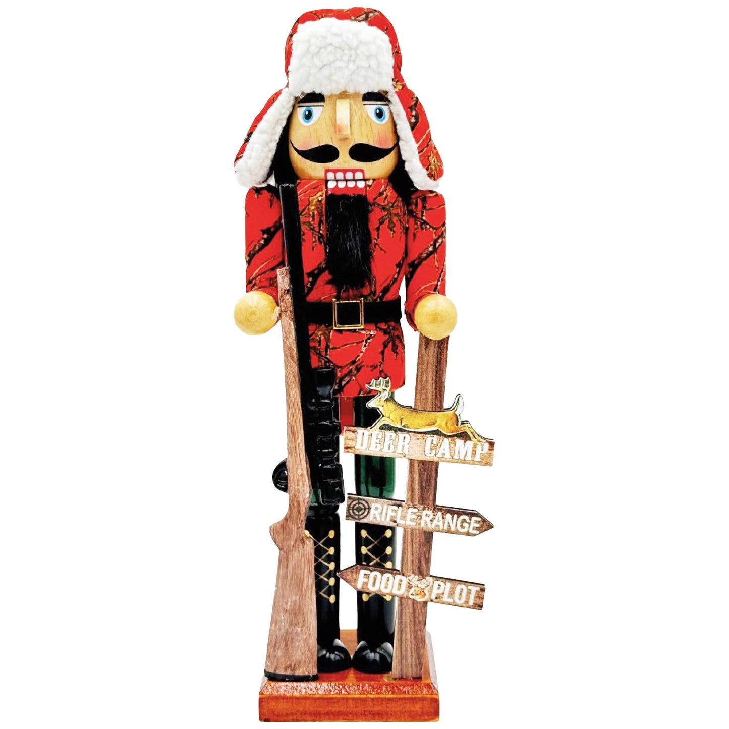 14" Deer Camp Nutcracker