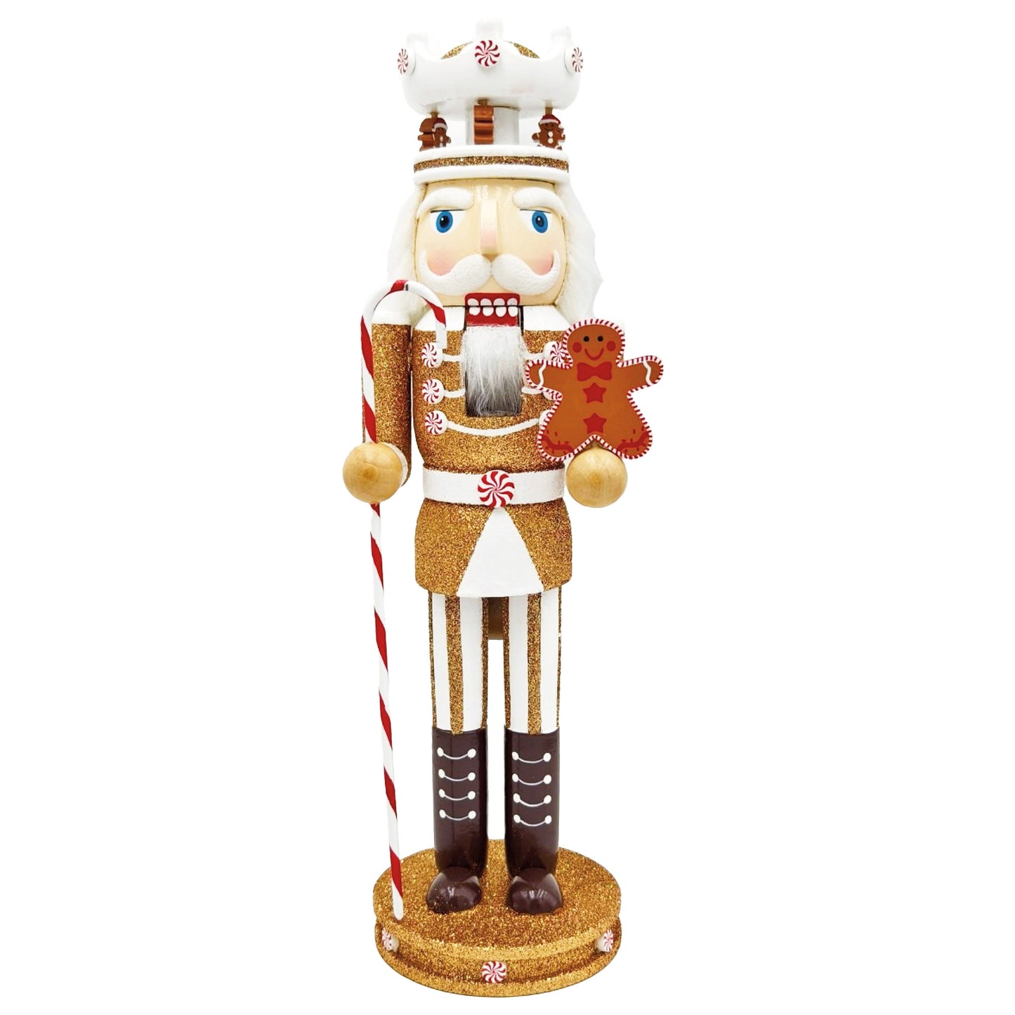 14" Gingerbread King Nutcracker