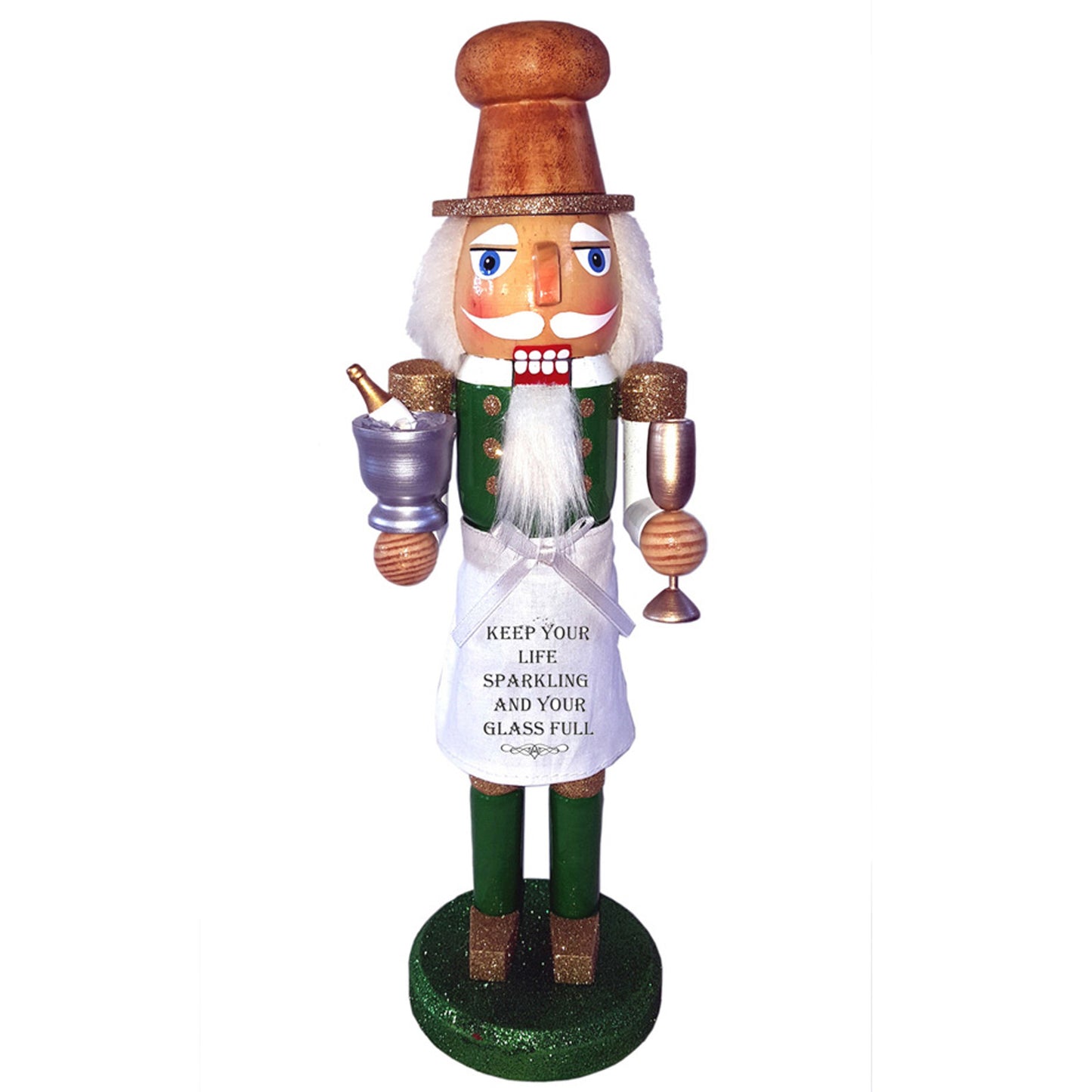 14" Keep Your Life Sparkling Nutcracker