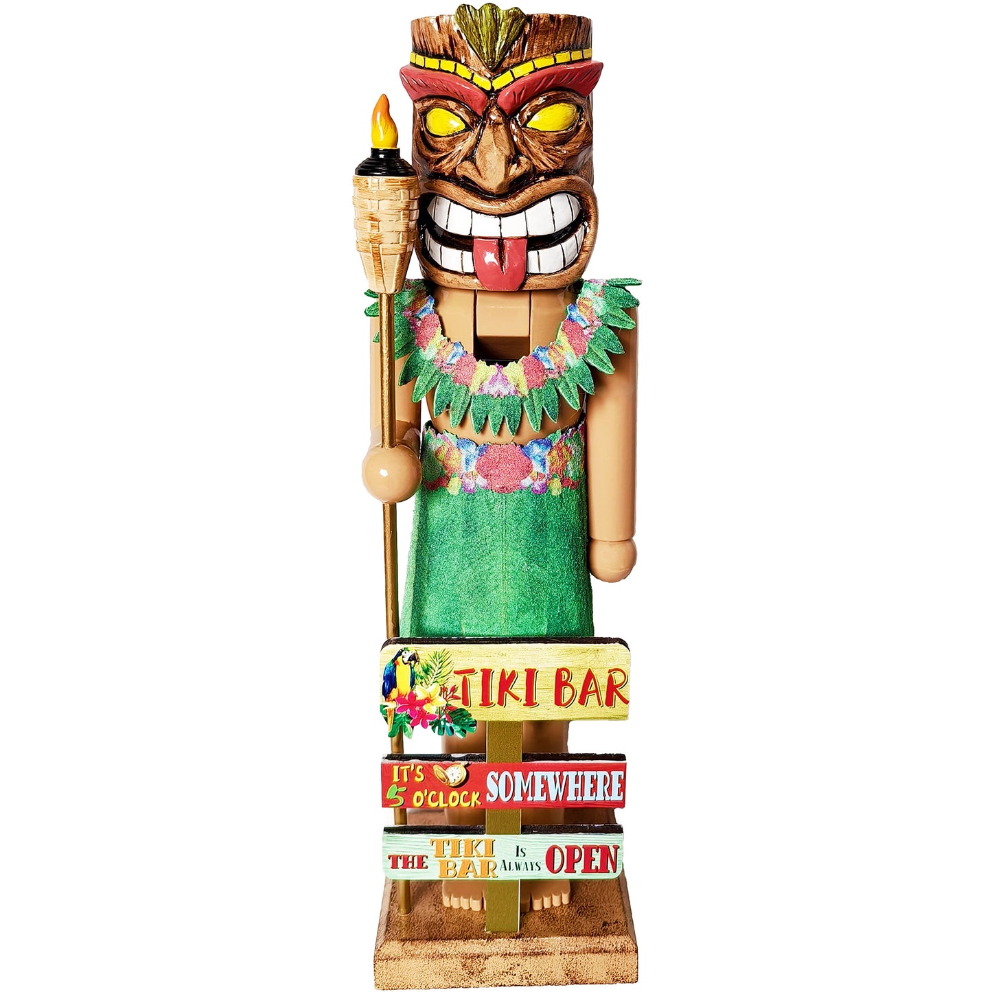 14″ Tiki Man Nutcracker