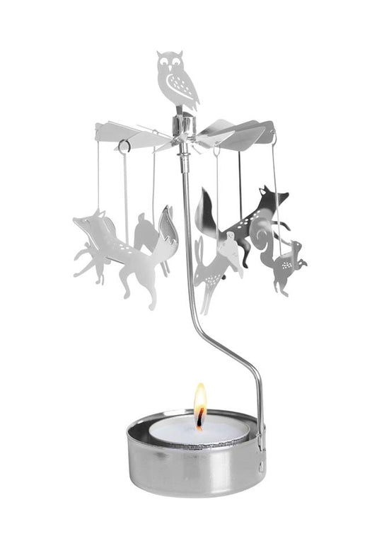 Rotary Candleholder - Forest Animals