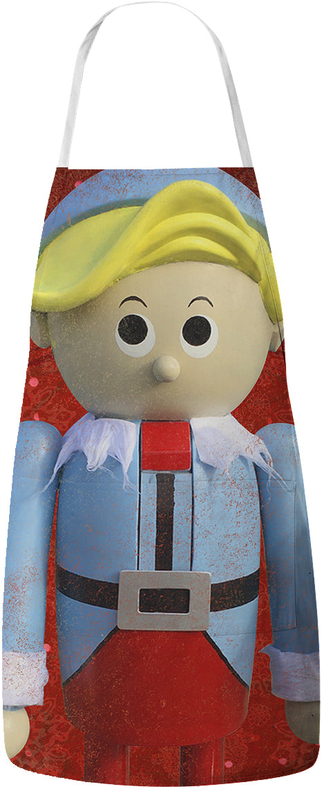 Hermey Elf Nutcracker Full Color Apron
