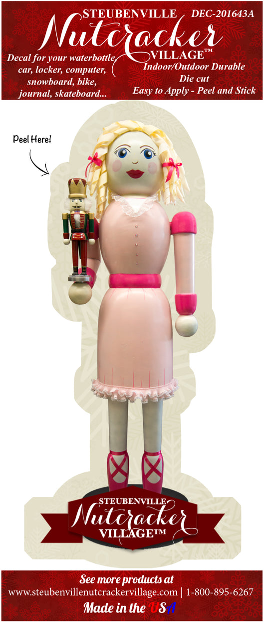 Clara Ballerina Nutcracker Decal