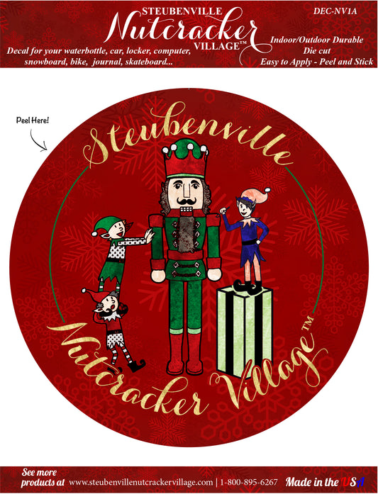 Nutcracker Village Logo Decal