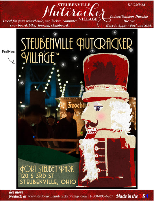 Nutcracker Village Vintage Decal