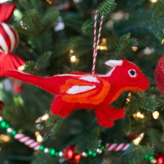 Dragon Felt Wool Ornament