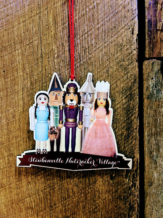 Wizard of Oz Group Nutcracker Replica Ornament