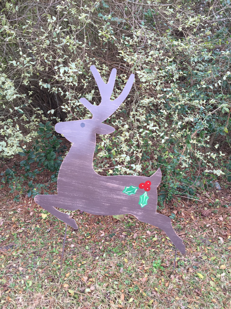 Reindeer Yard Stake