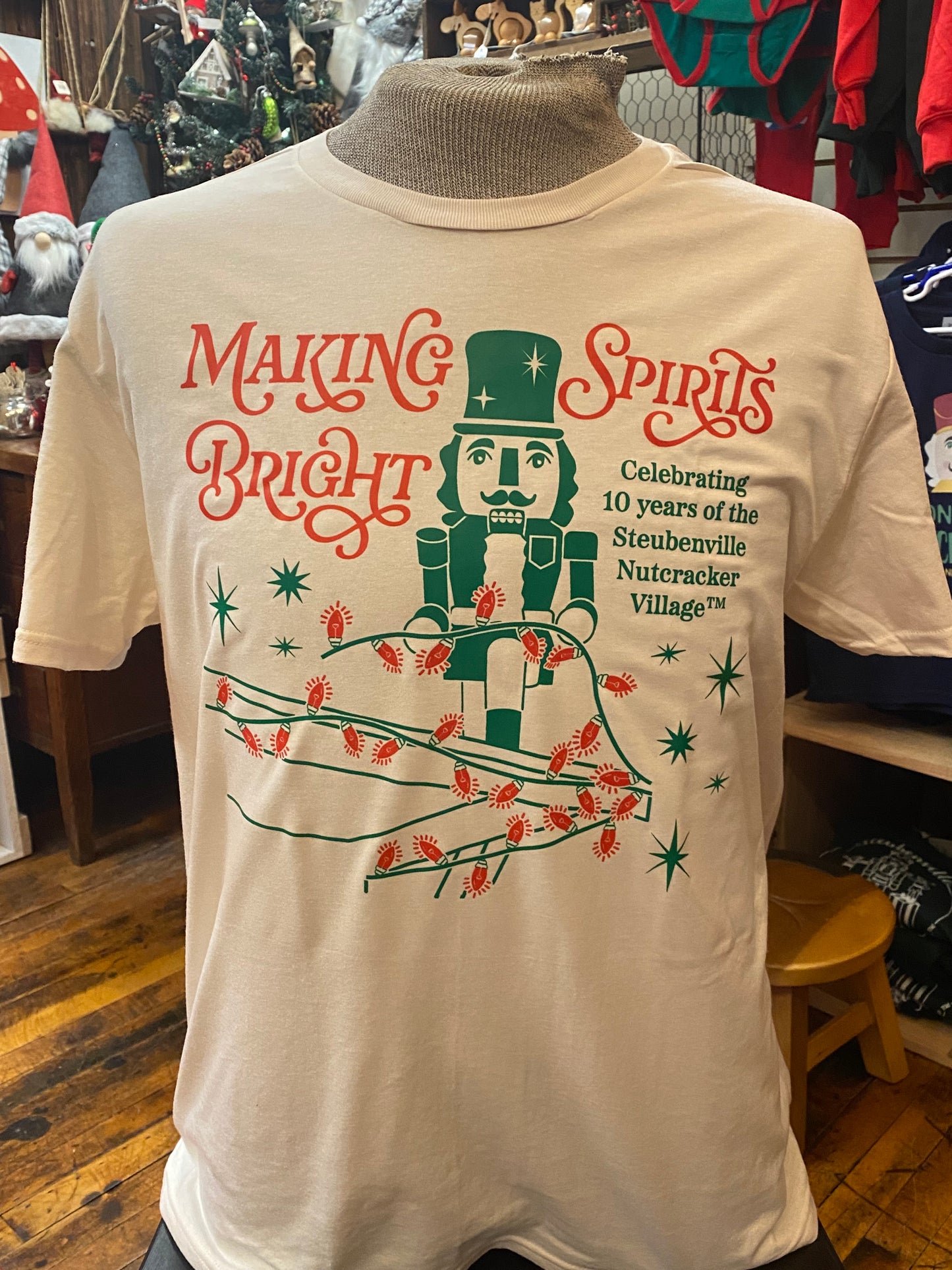 "Making Spirits Bright" 10 Year Commemorative T-Shirt
