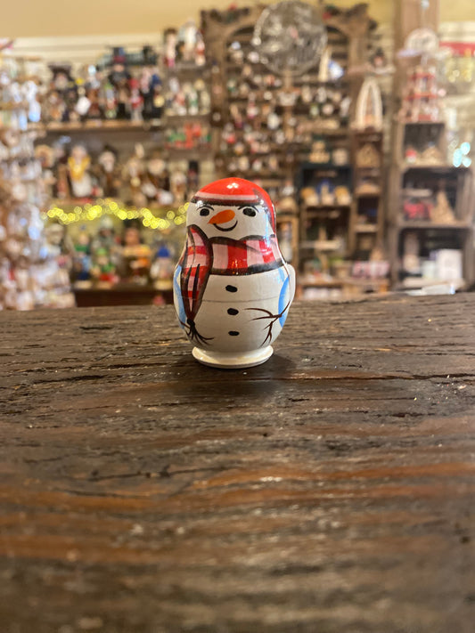 Small Snowman Nesting Doll