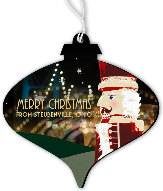 Vintage Steubenville Traditional Nutcracker Cutout Ornament