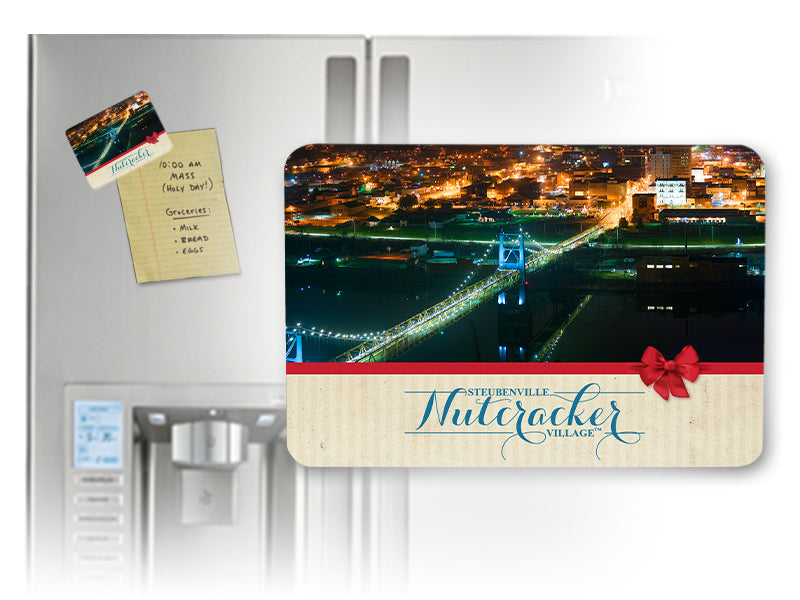 Downtown Steubenville Christmas Magnet