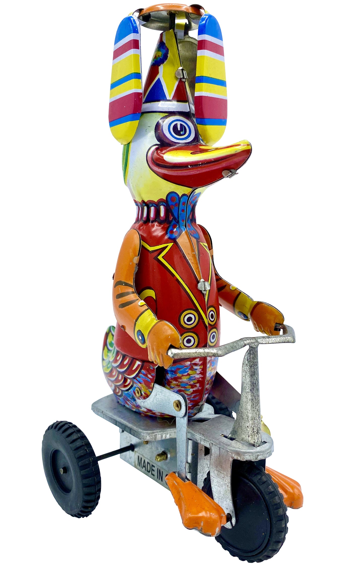 Duck on Bike - Collectible Tin Toy