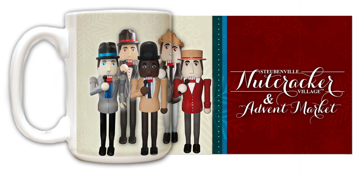 Rat Pack Group Nutcracker 15oz Mug