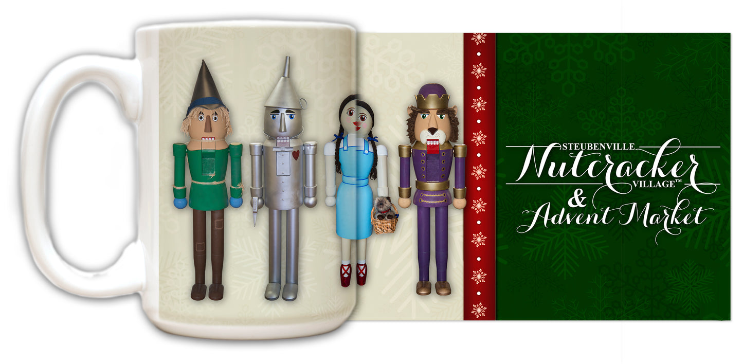 Wizard of Oz Group Nutcracker 15oz Mug