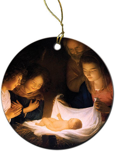 Nativity Porcelain Ornament ORN-122