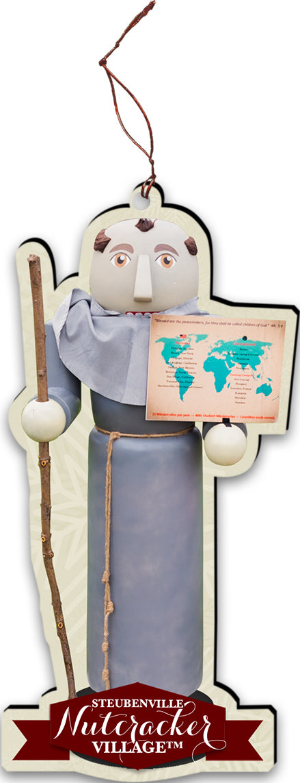 St. Junipero Serra Nutcracker Replica Ornament