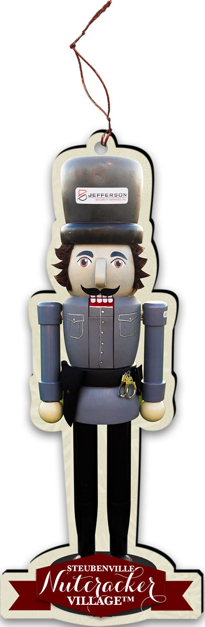 Jefferson Security Nutcracker Replica Ornament