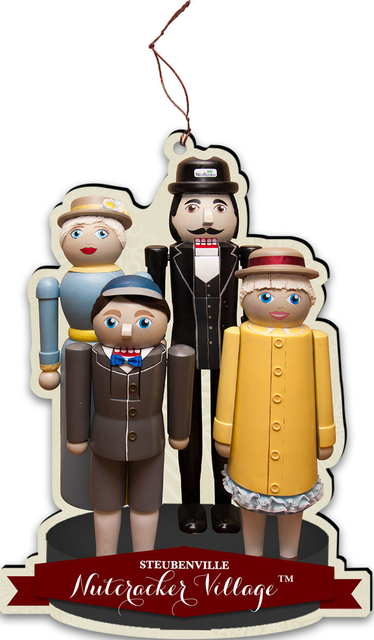 The Banks Family Nutcracker Replica Ornament
