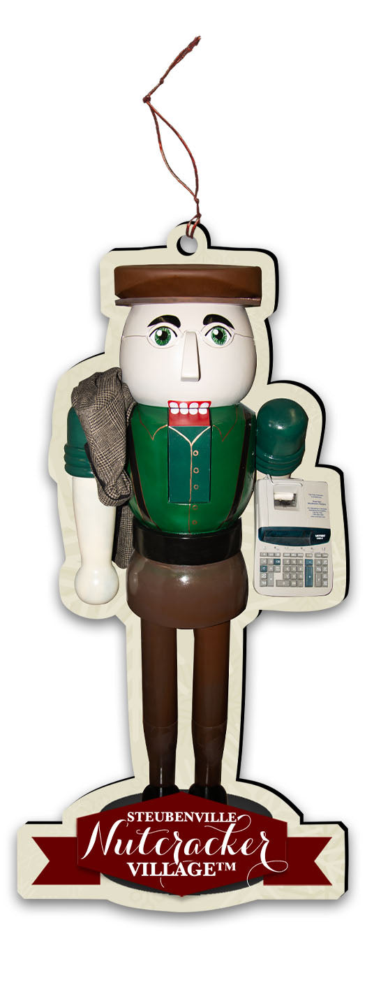 Patrick Marshall County Auditor Nutcracker Replica Ornament