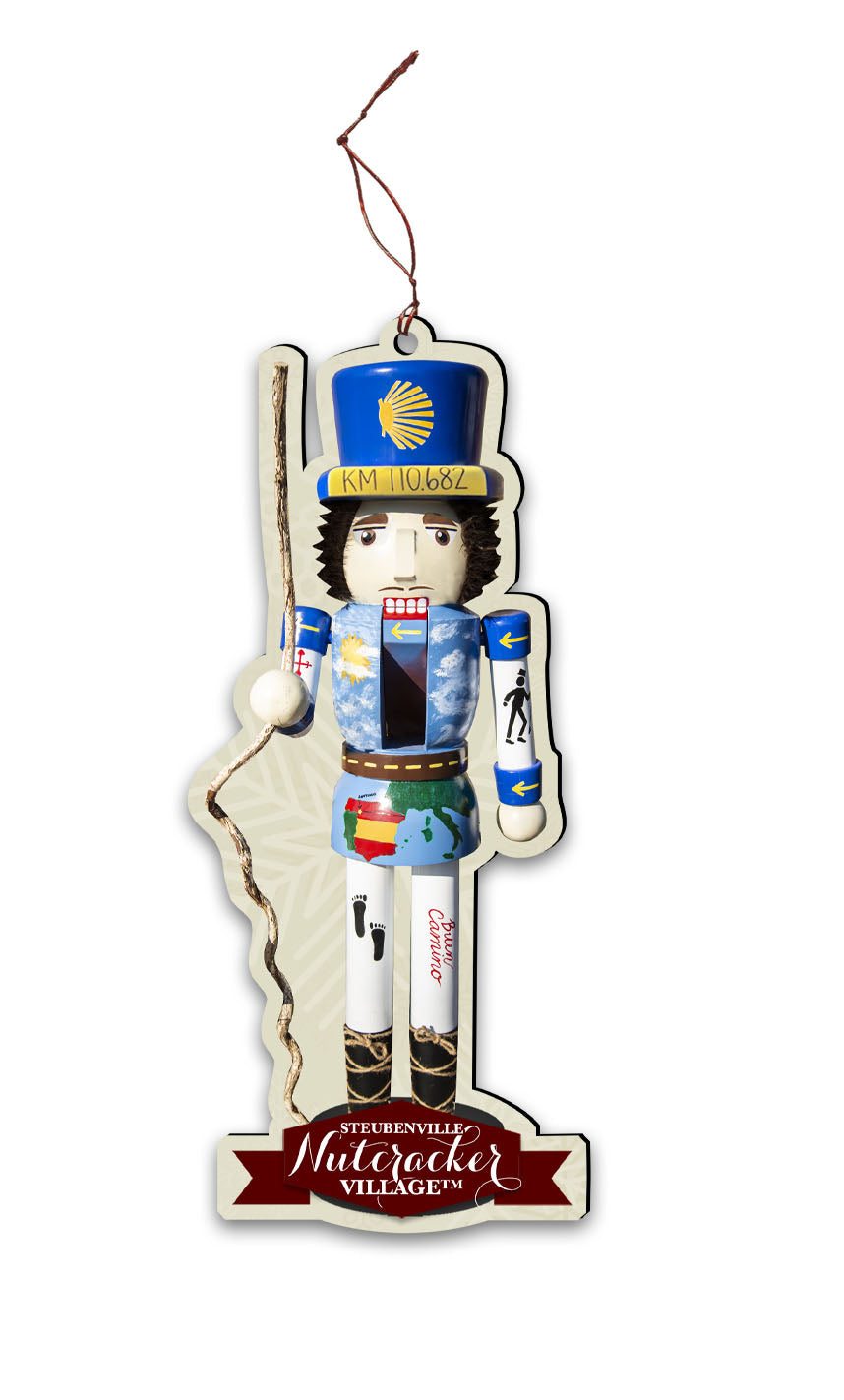 Camino Pilgrim Nutcracker Replica Ornament