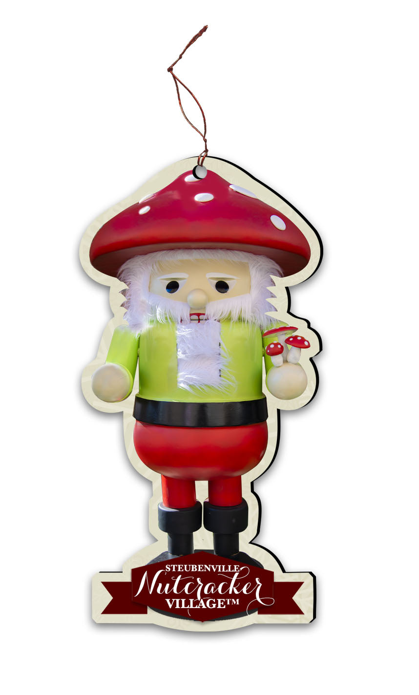 Dr. M. Shroom, Mycologist Nutcracker Replica Ornament