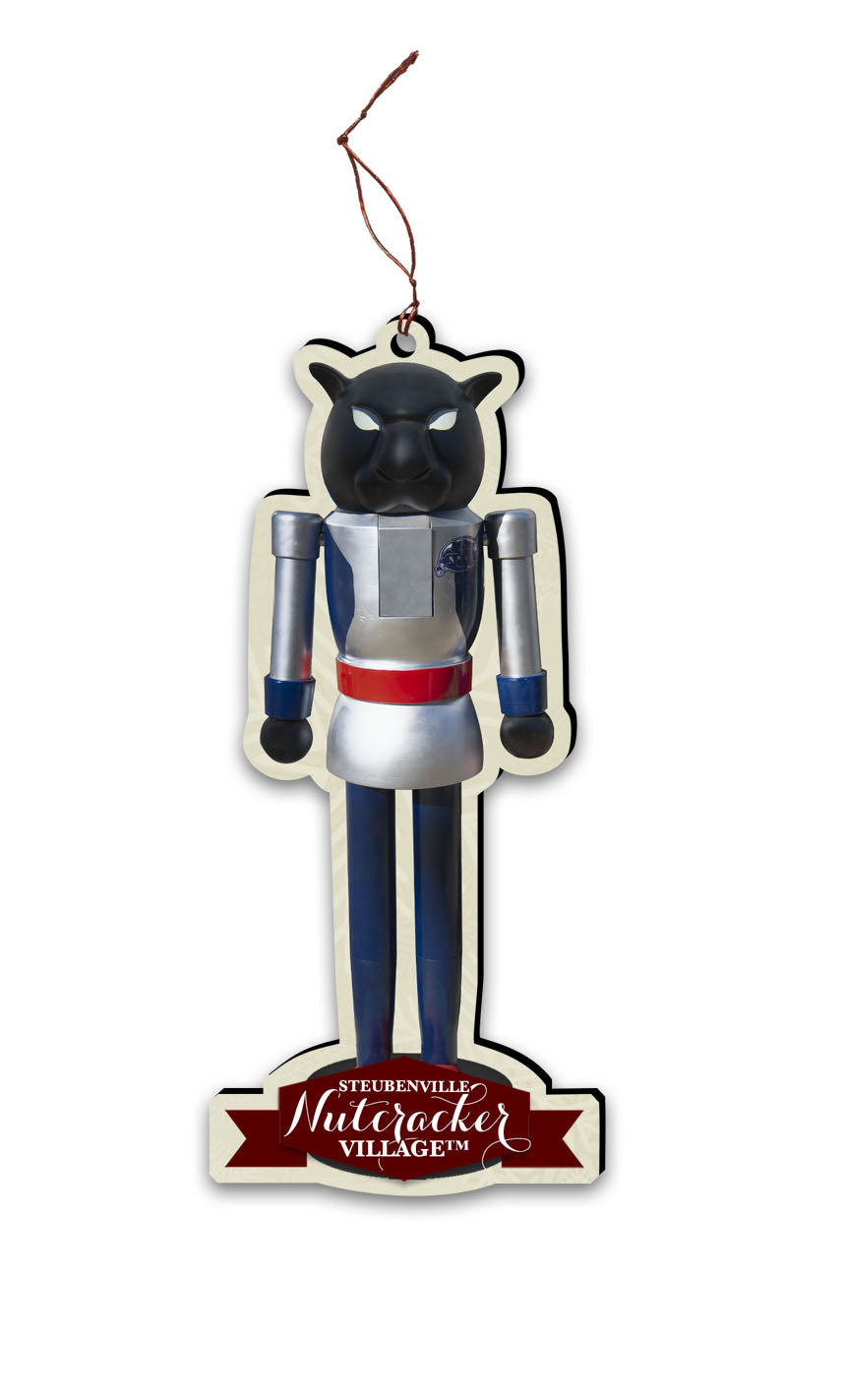 Buckeye Local Panther Nutcracker Replica Ornament