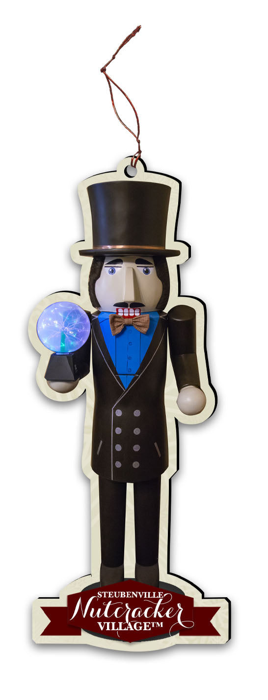 Nikola Tesla Nutcracker Replica Ornament