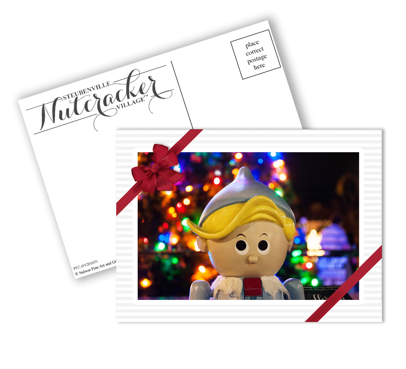 Hermey the Elf Nutcracker Village Postcard